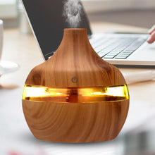 Load image into Gallery viewer, Wood Grain Essential Oil Aromatherapy Diffuser - Airpurifier & Humidifier