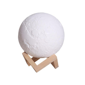 3D Moon Lamp Airpurifier Touch with Stands - Airpurifier & Humidifier