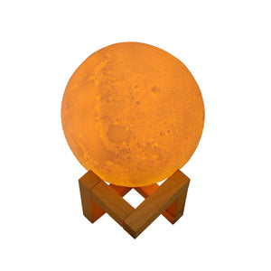3D Moon Lamp Airpurifier Touch with Stands - Airpurifier & Humidifier