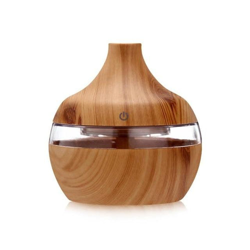 Wood Grain Essential Oil Aromatherapy Diffuser - Airpurifier & Humidifier