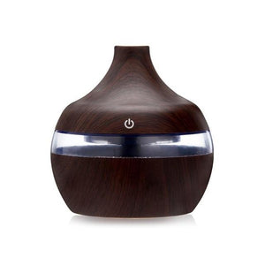 Wood Grain Essential Oil Aromatherapy Diffuser - Airpurifier & Humidifier
