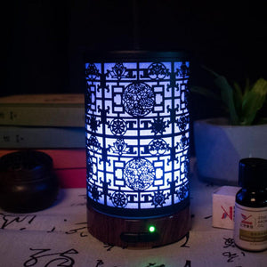 Essential Oil Diffuser Metal Ultrasonic Aroma Diffusor - Airpurifier & Humidifier